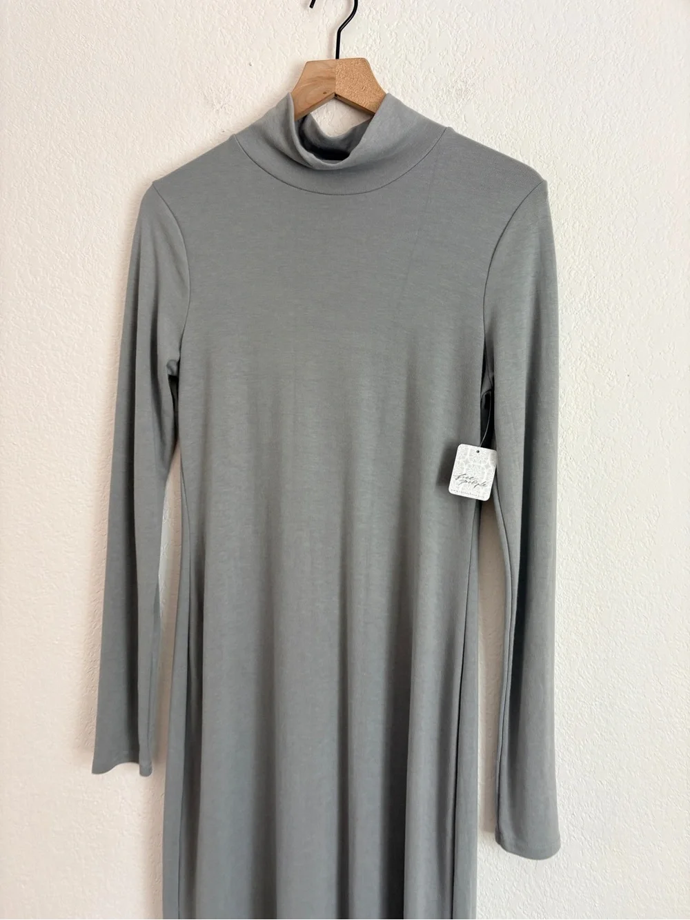 NWT Free People Free-est Mockneck Midi Dress